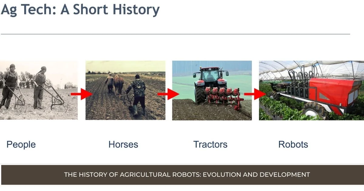 The History of Agricultural Robots: Evolution and Development